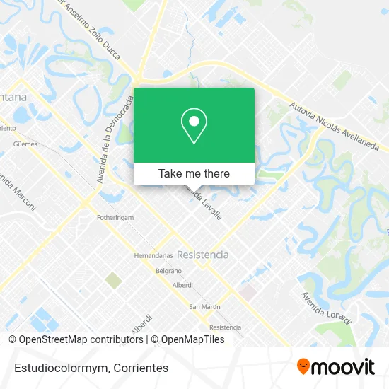 Estudiocolormym map