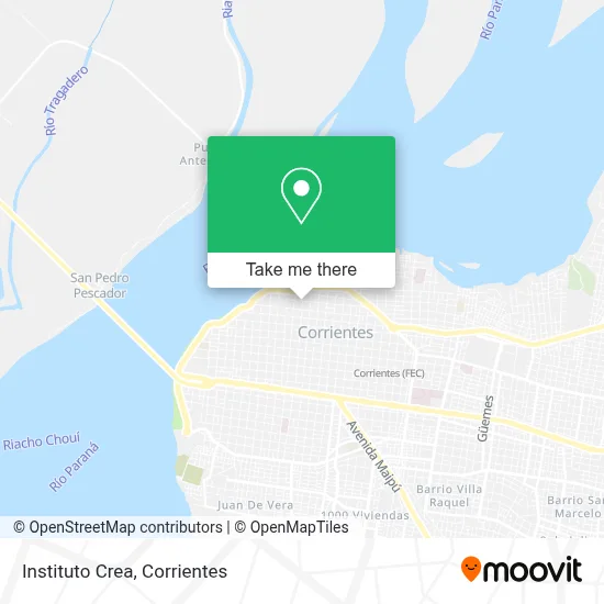 Instituto Crea map