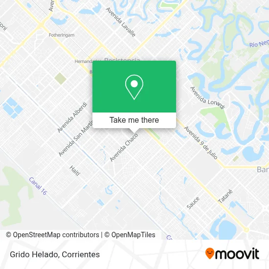 Grido Helado map