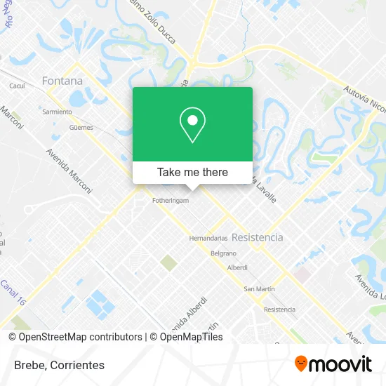 Brebe map