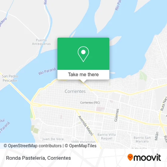 Ronda Pastelería map