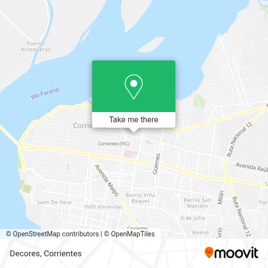Decores map