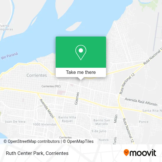 Ruth Center Park map