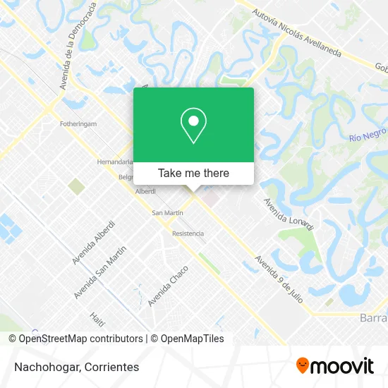 Nachohogar map