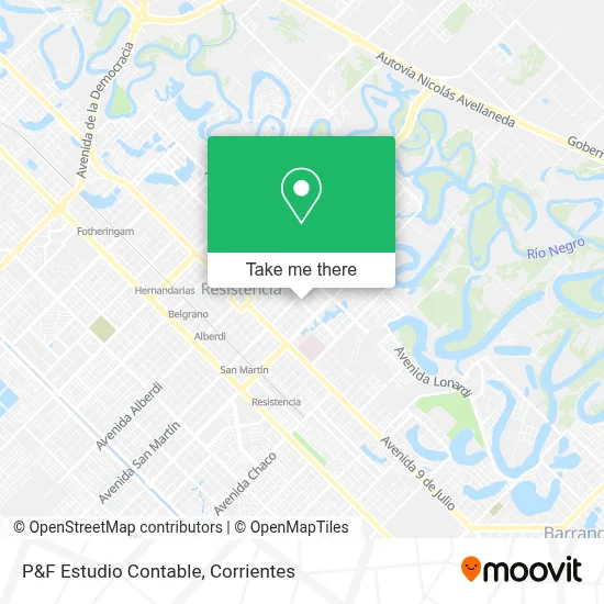 P&F Estudio Contable map