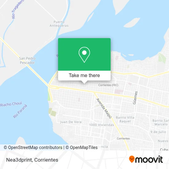 Nea3dprint map