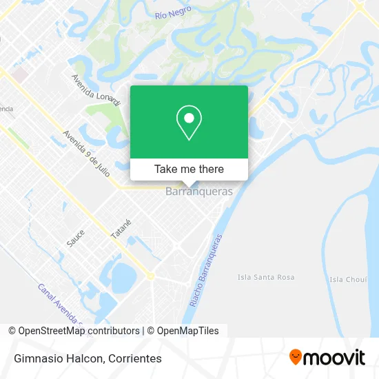 Gimnasio Halcon map