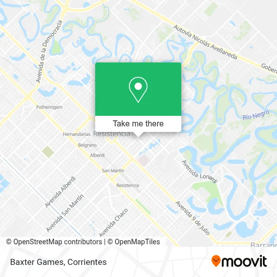 Baxter Games map