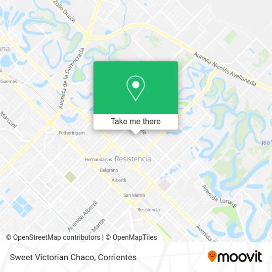Sweet Victorian Chaco map