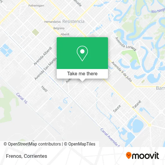 Frenos map