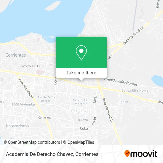 Academia De Derecho Chavez map