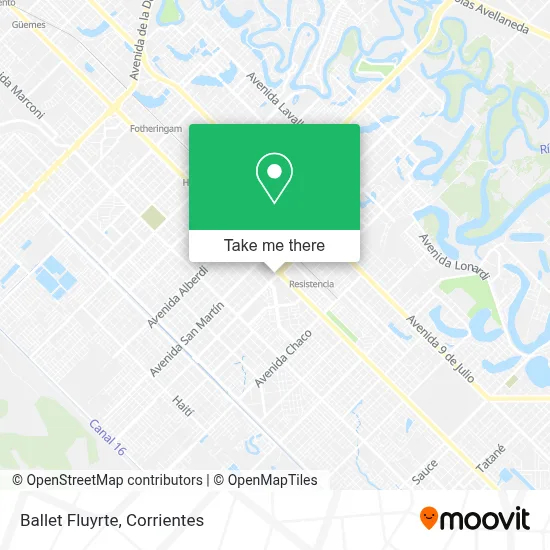 Ballet Fluyrte map