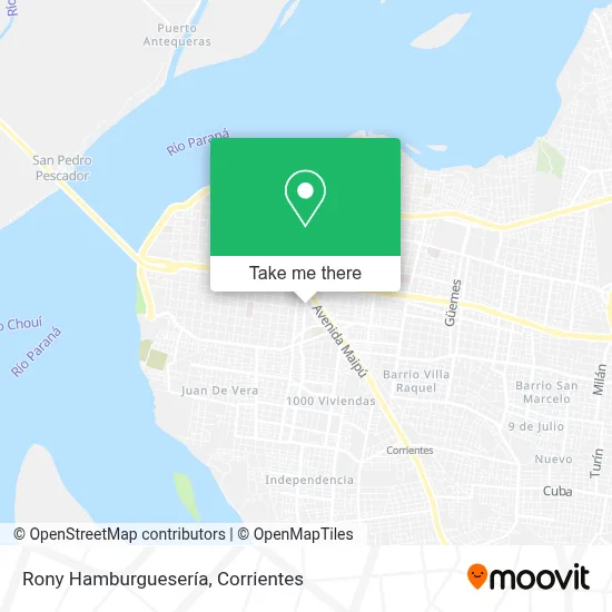 Rony Hamburguesería map