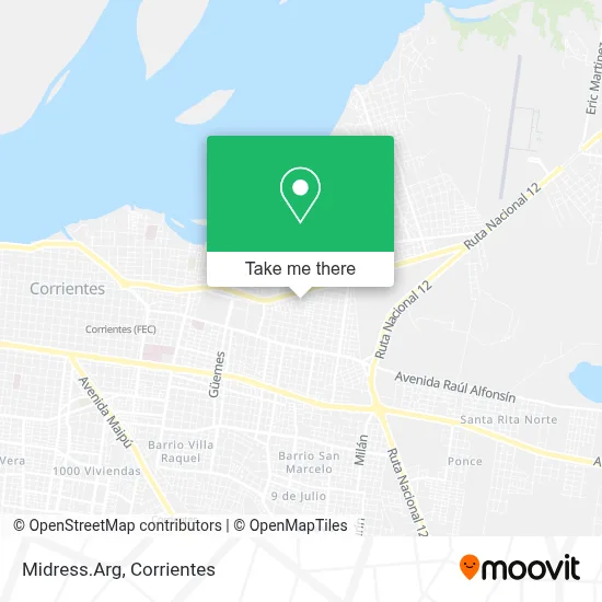Midress.Arg map
