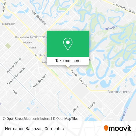 Hermanos Balanzas map