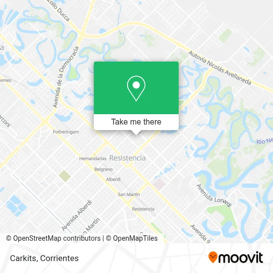 Carkits map