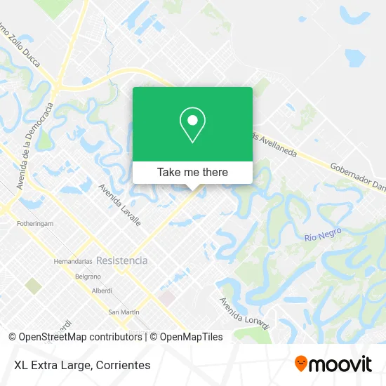 XL Extra Large map