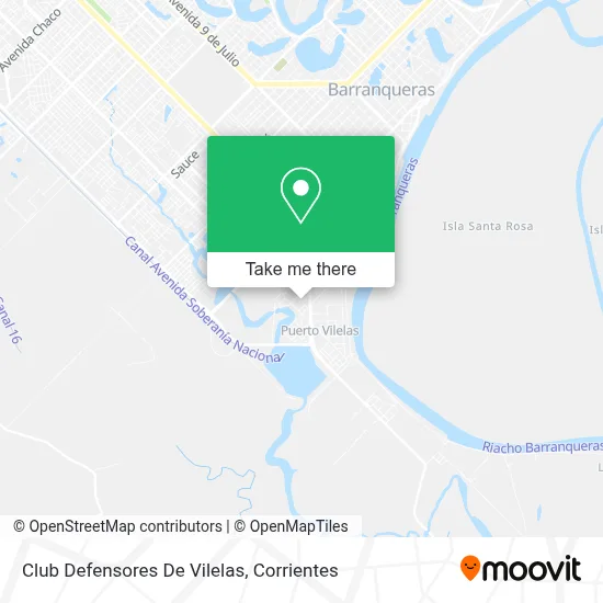 Club Defensores De Vilelas map
