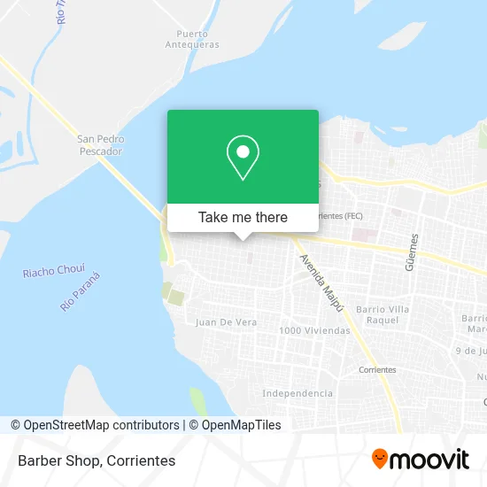 Barber Shop map