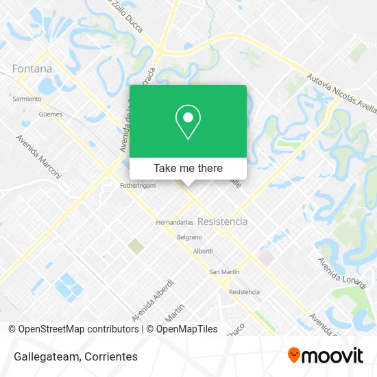 Gallegateam map