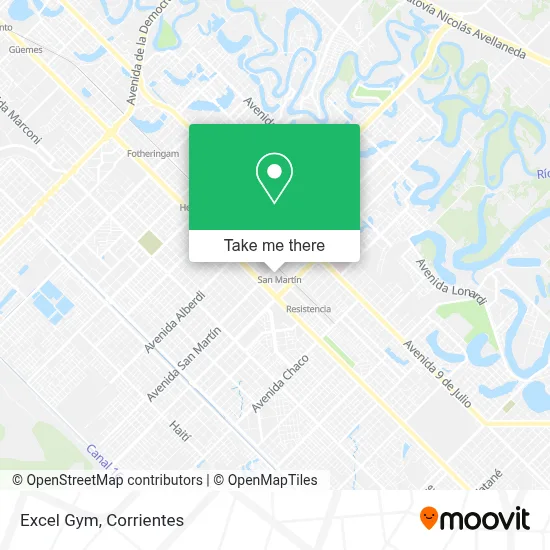 Excel Gym map