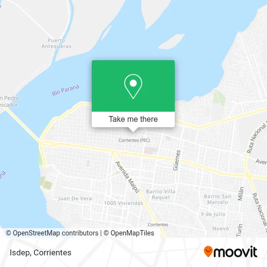 Isdep map