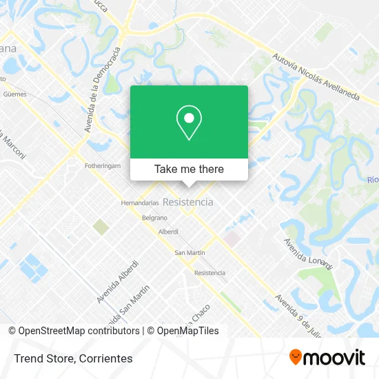 Trend Store map