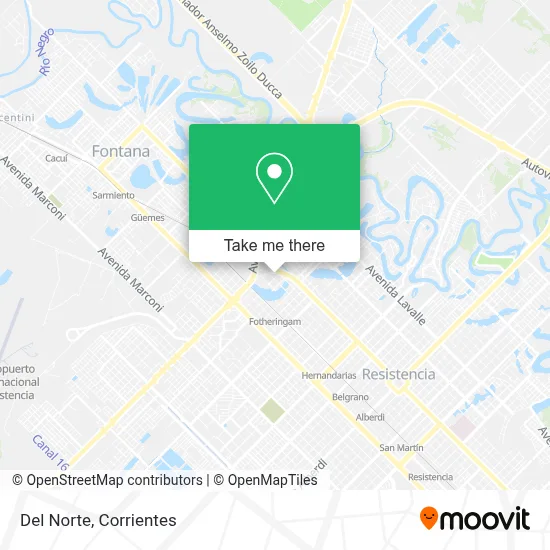 Del Norte map