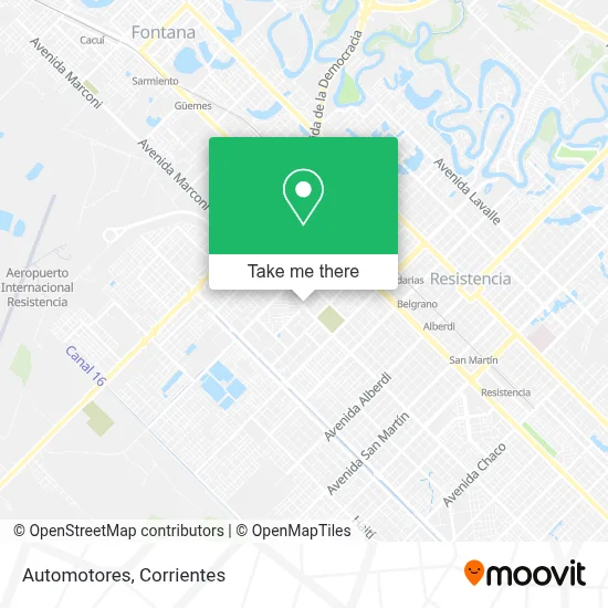 Automotores map