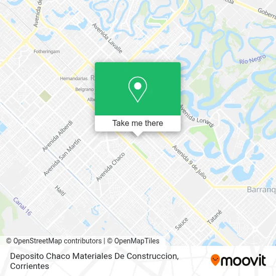 Deposito Chaco Materiales De Construccion map