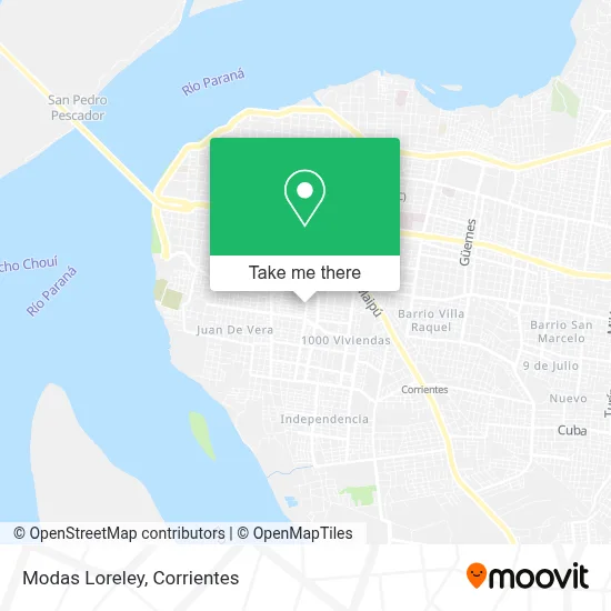 Modas Loreley map