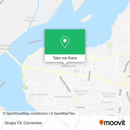 Straps Fit map