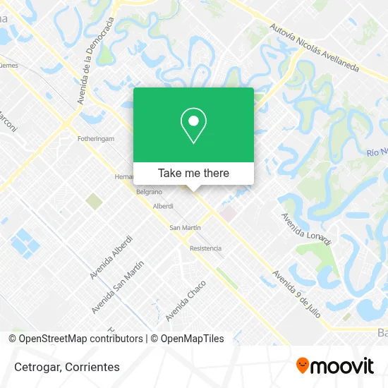Cetrogar map