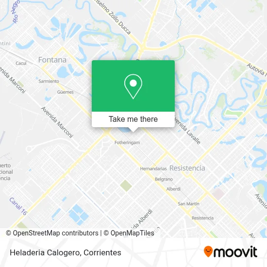 Heladeria Calogero map