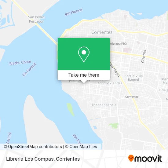 Libreria Los Compas map