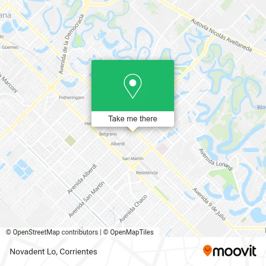 Novadent Lo map