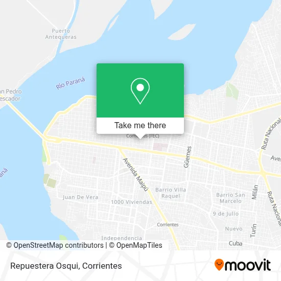 Repuestera Osqui map