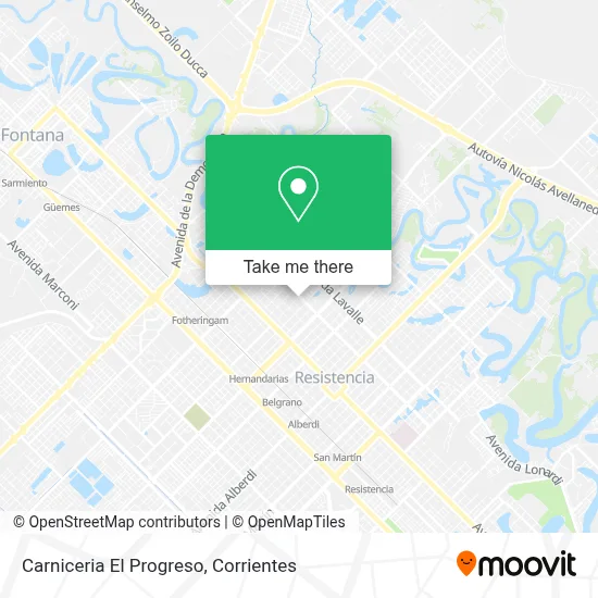Carniceria El Progreso map