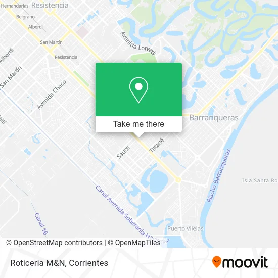 Roticeria M&N map