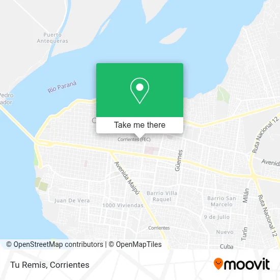 Tu Remis map
