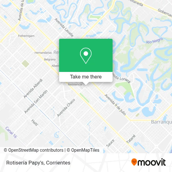 Rotisería Papy's map