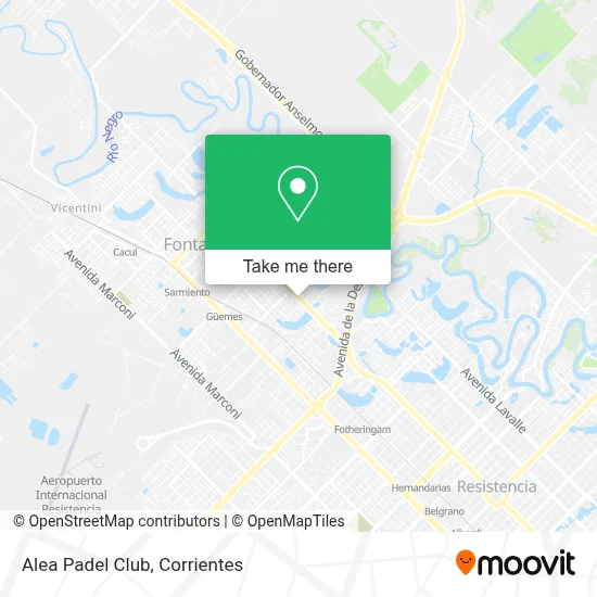 Alea Padel Club map