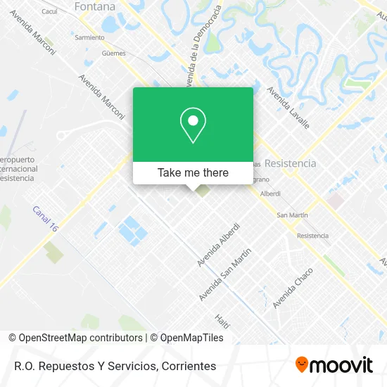 R.O. Repuestos Y Servicios map