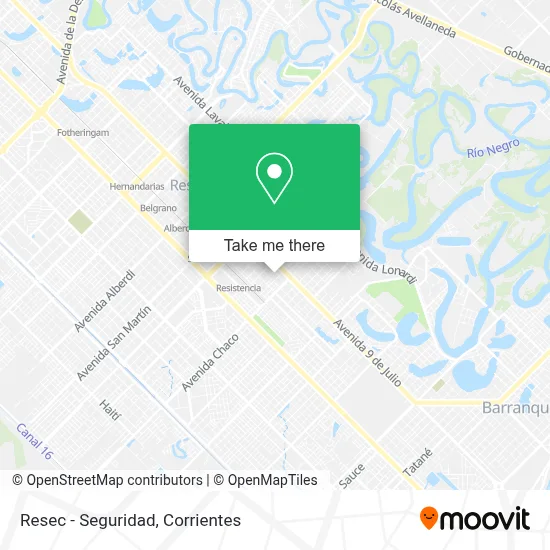 Resec - Seguridad map