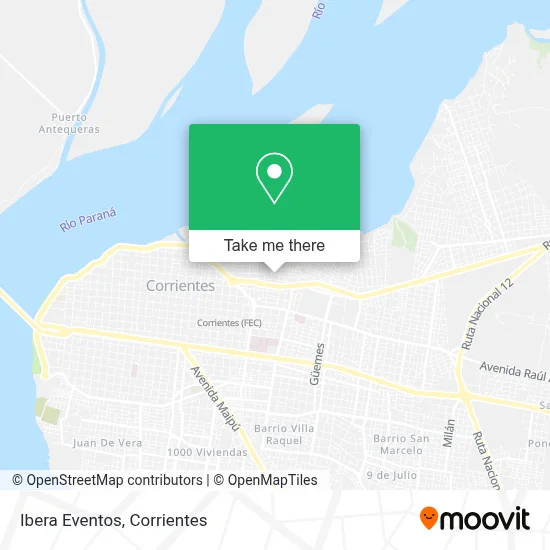 Ibera Eventos map