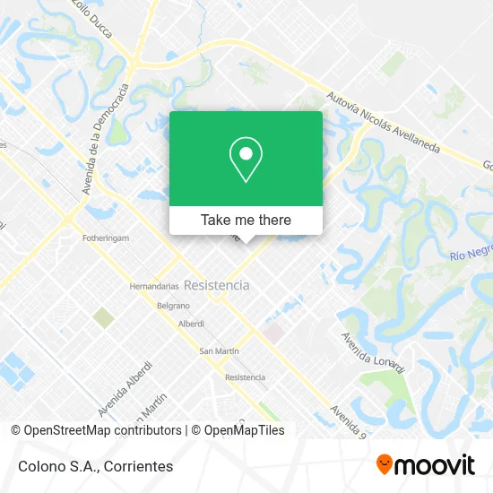 Colono S.A. map
