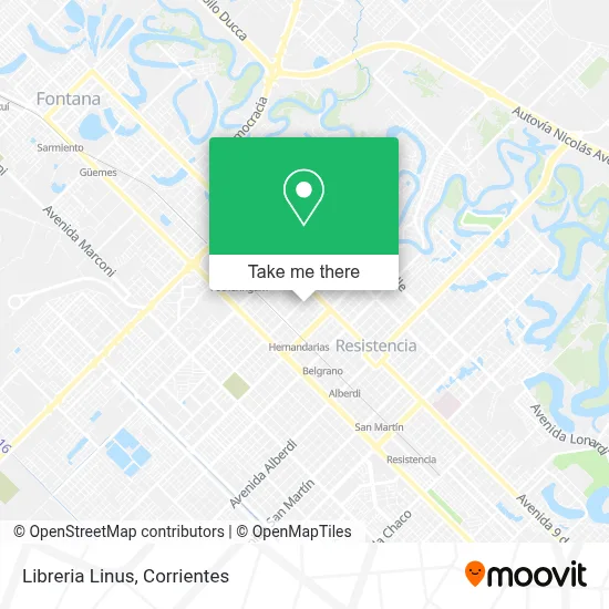 Libreria Linus map