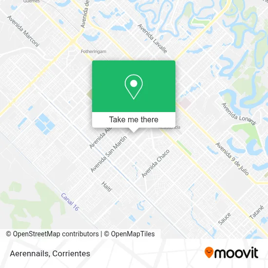 Aerennails map