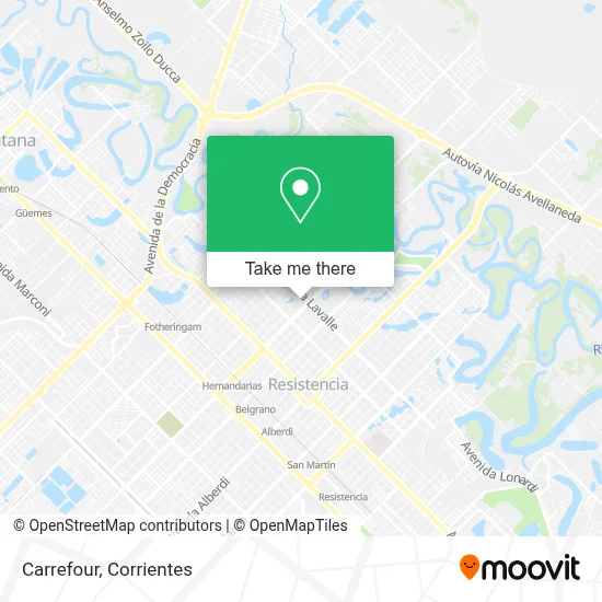Carrefour map