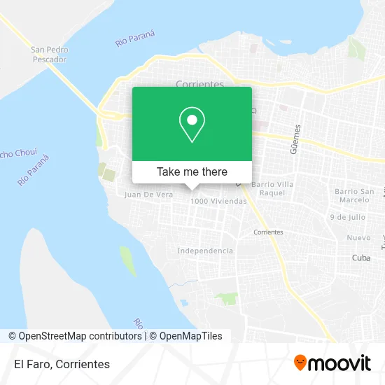 El Faro map